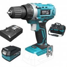 Dedra Set Masina de gaurit si insurubat SAS+ALL acumulator Li-Ion 18V 5.0Ah incarcator rapid 125W si geanta
